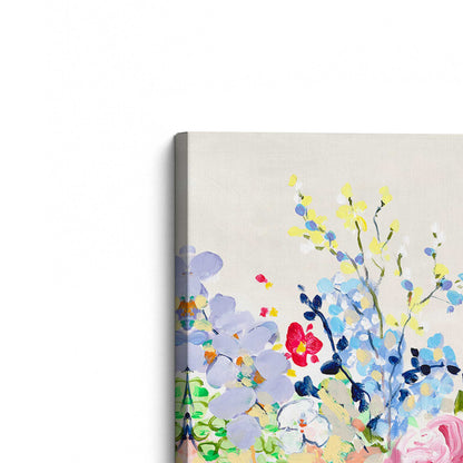 [Color:Stretched Canvas], Picture of the corner of the art