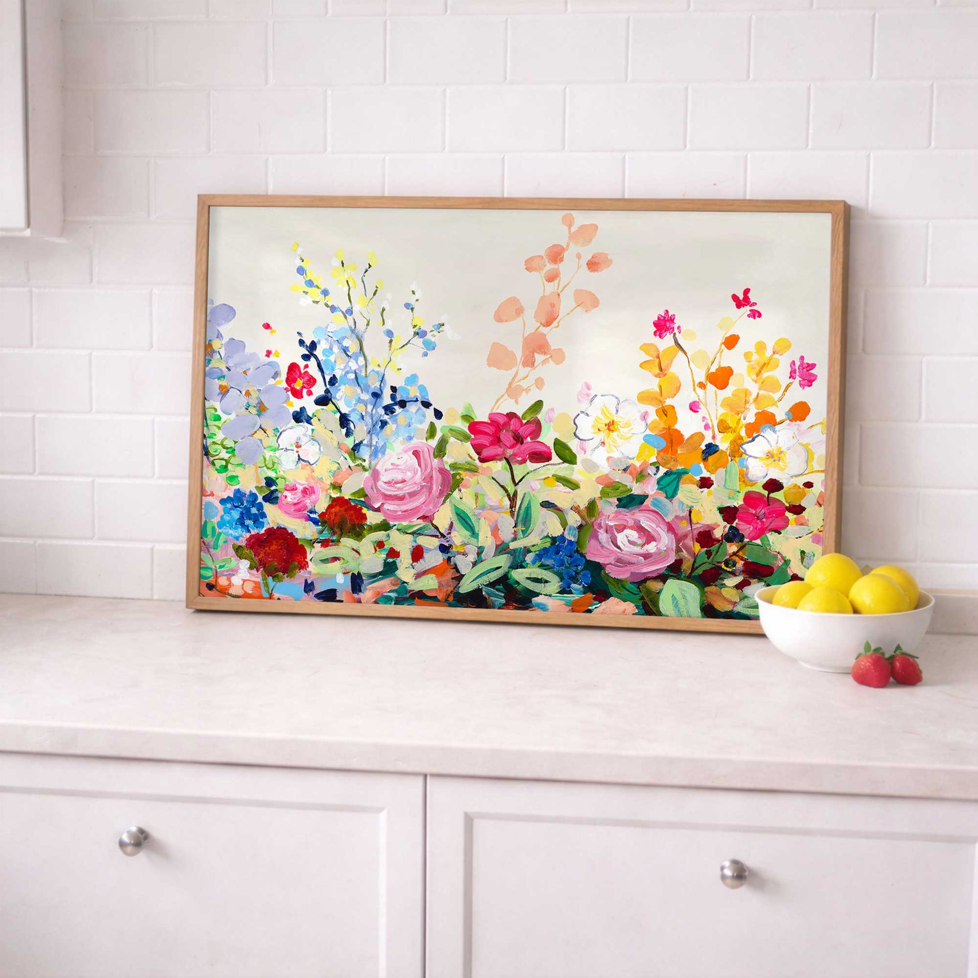 Picture of art in a room