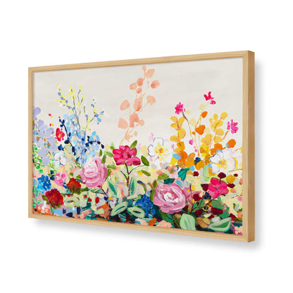 [Color:American Maple], Picture of art in a American Maple frame of the corner