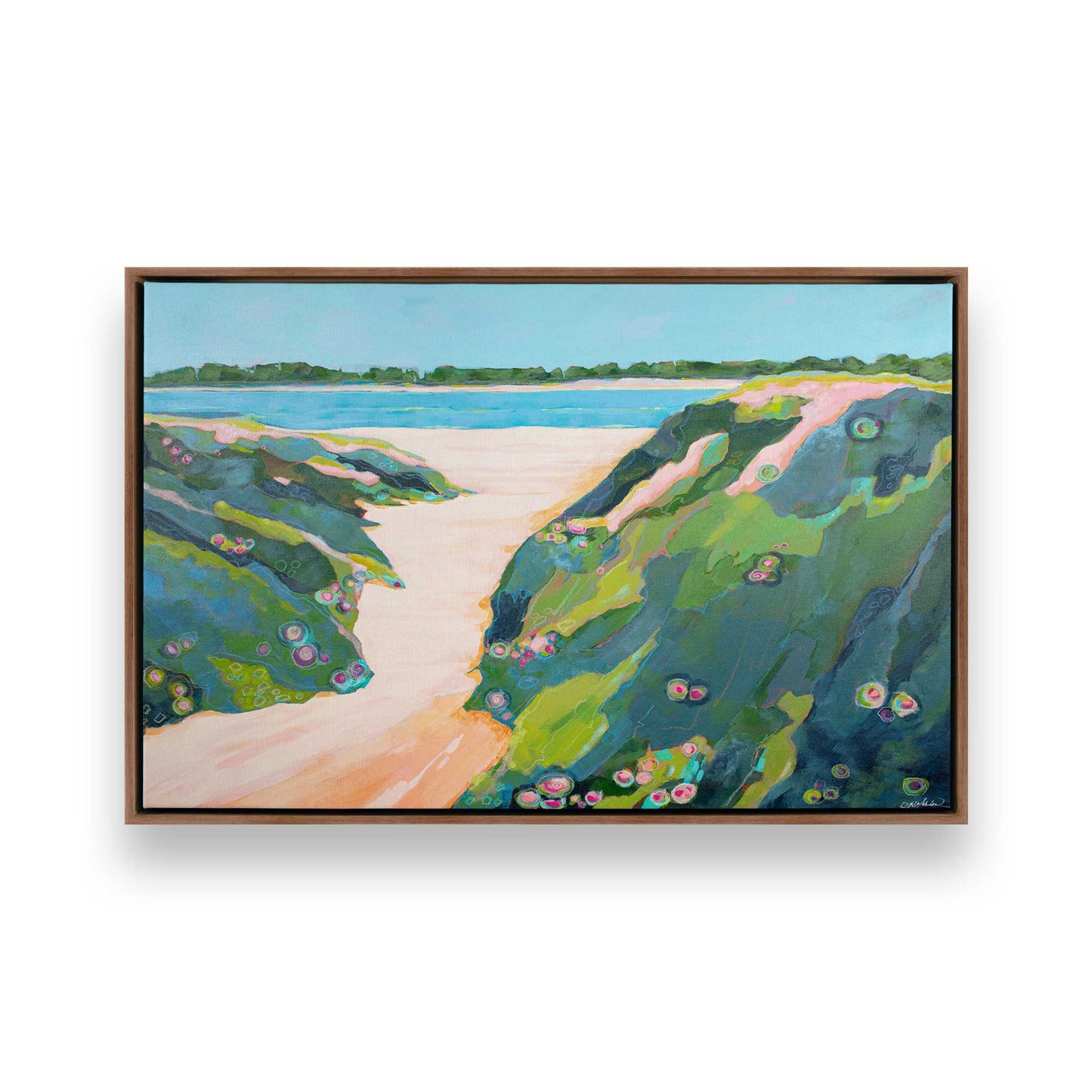 [Color:Walnut], Picture of art in a Walnut frame