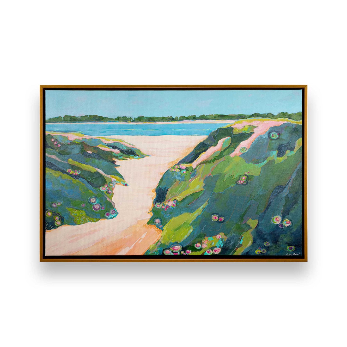 [Color:Polished Gold], Picture of art in a Polished Gold frame