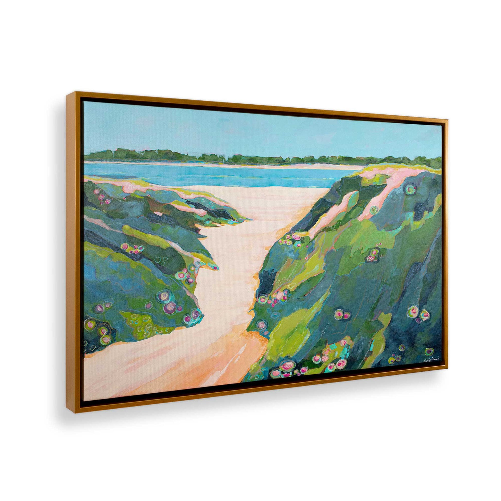 [Color:Polished Gold], Picture of the corner of the art