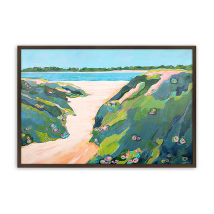 [Color:Brown], Picture of art in a Brown frame