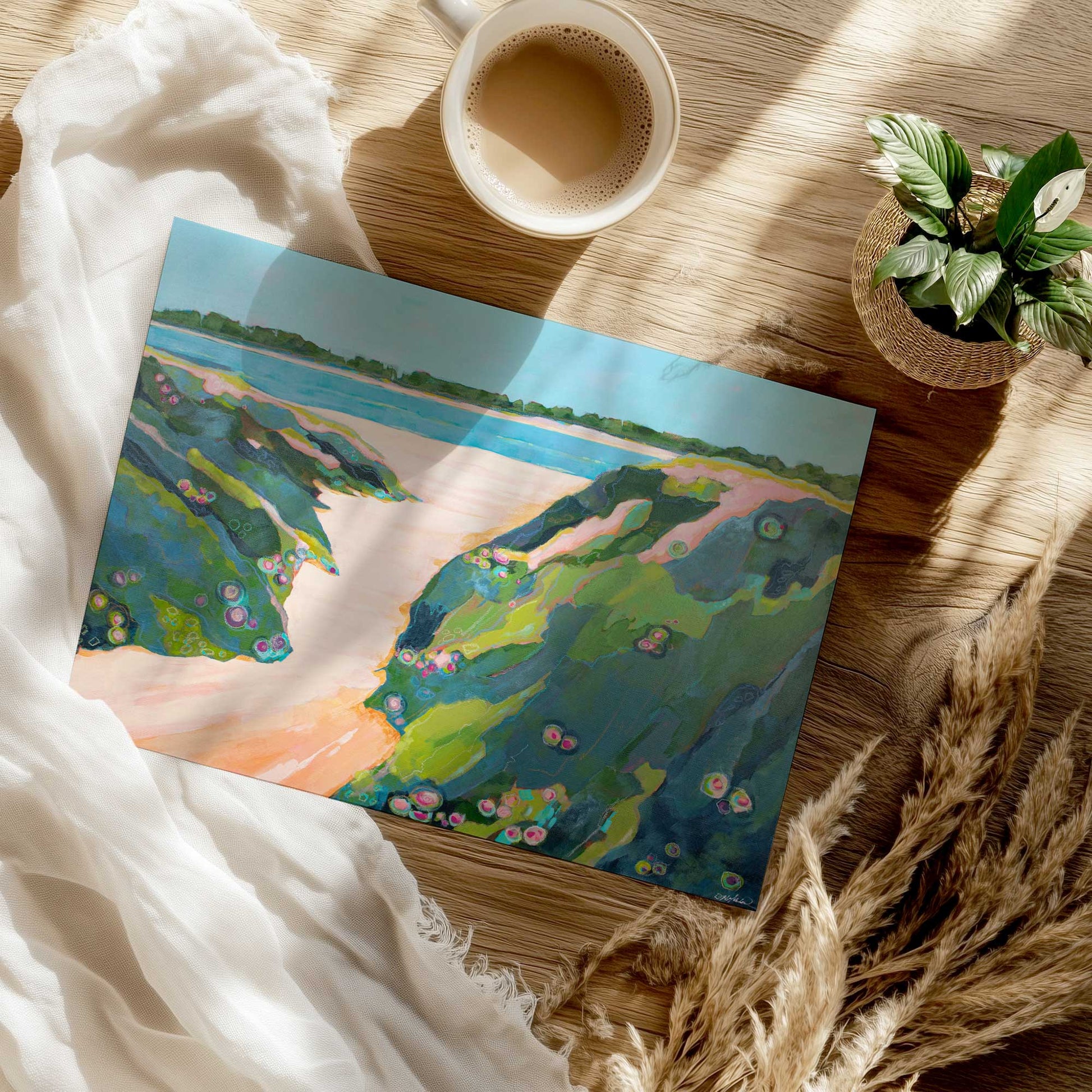 [Color:Rolled Print], Picture of close up of art