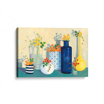 [Color:Stretched Canvas], Picture of art at an angle