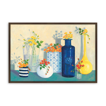 [Color:Brown], Picture of art in a Brown frame