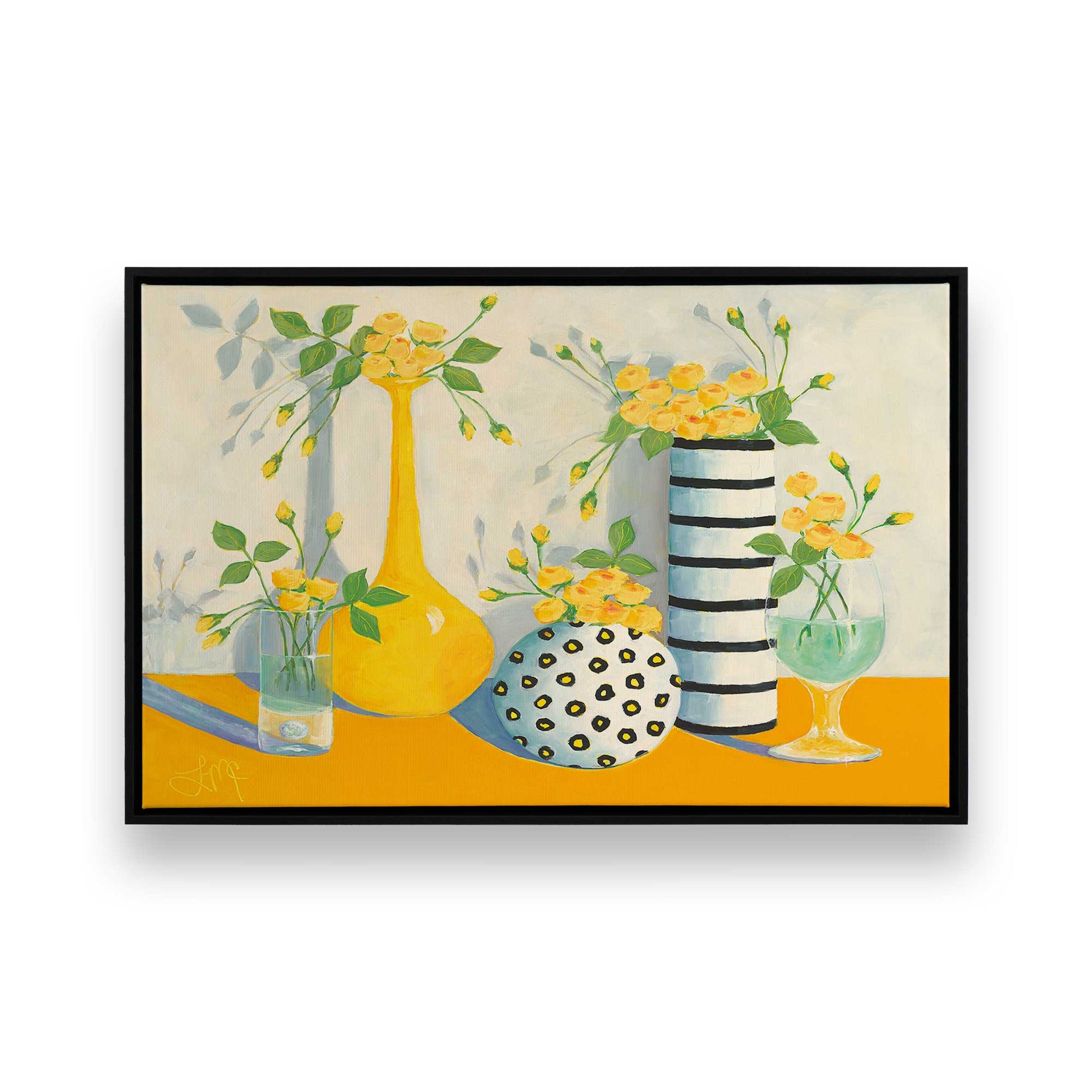 [Color:Satin Black], Picture of art in a Satin Black frame