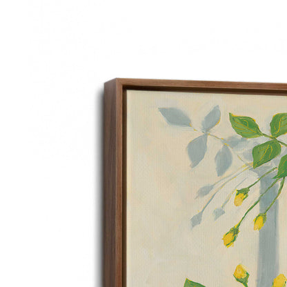 [Color:Walnut], Picture of art in a Walnut frame at an angle