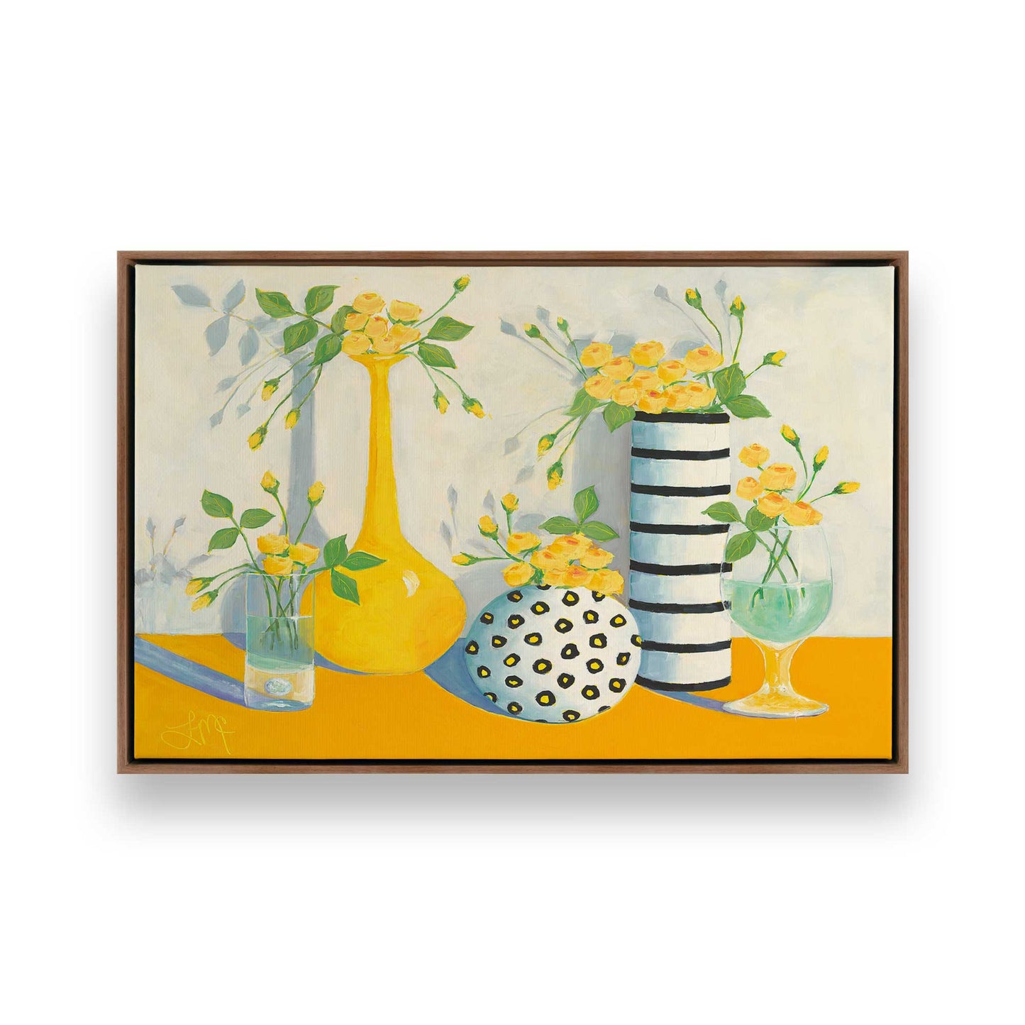 [Color:Walnut], Picture of art in a Walnut frame