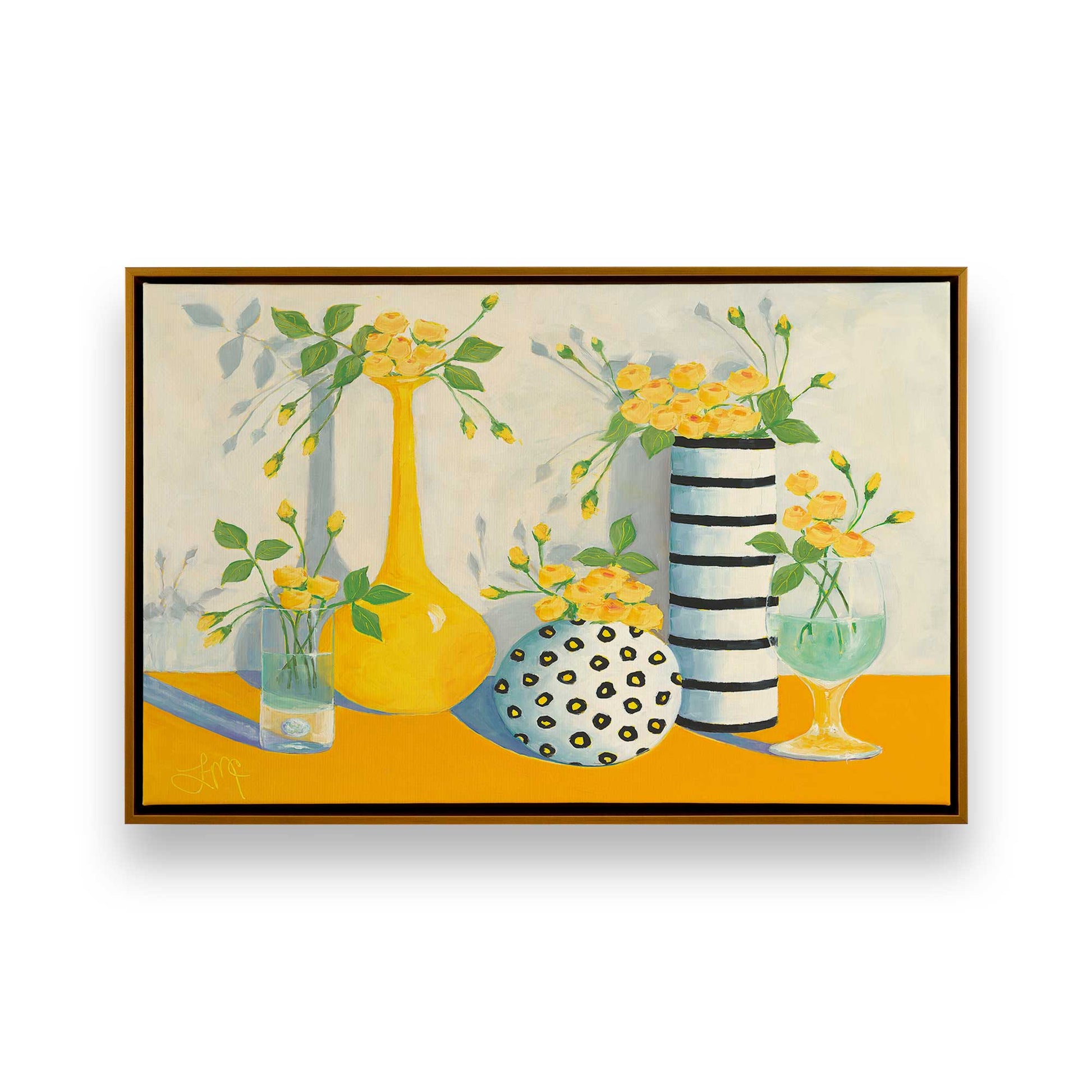 [Color:Polished Gold], Picture of art in a Polished Gold frame