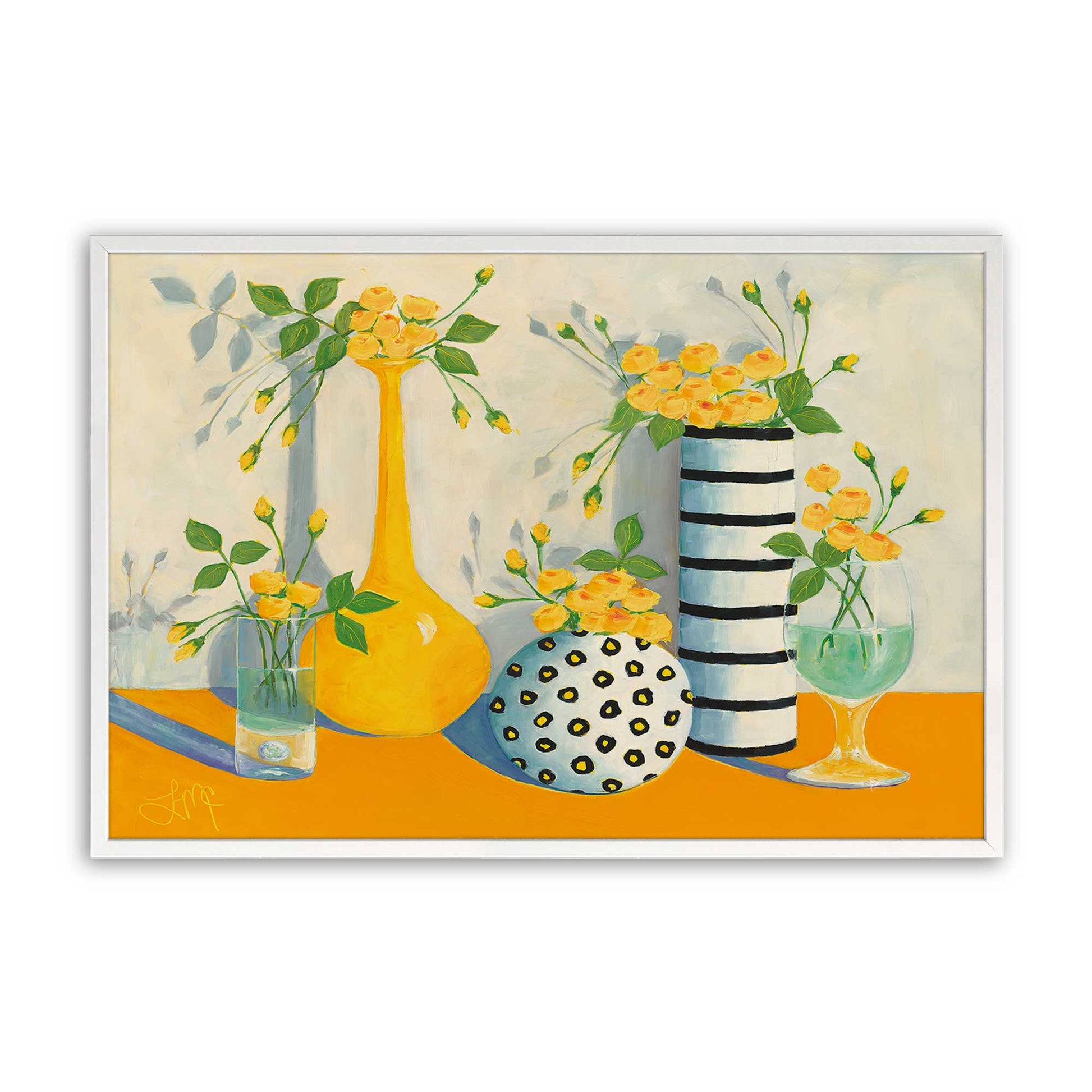 [Color:Opaque White], Picture of art in a Opaque White frame
