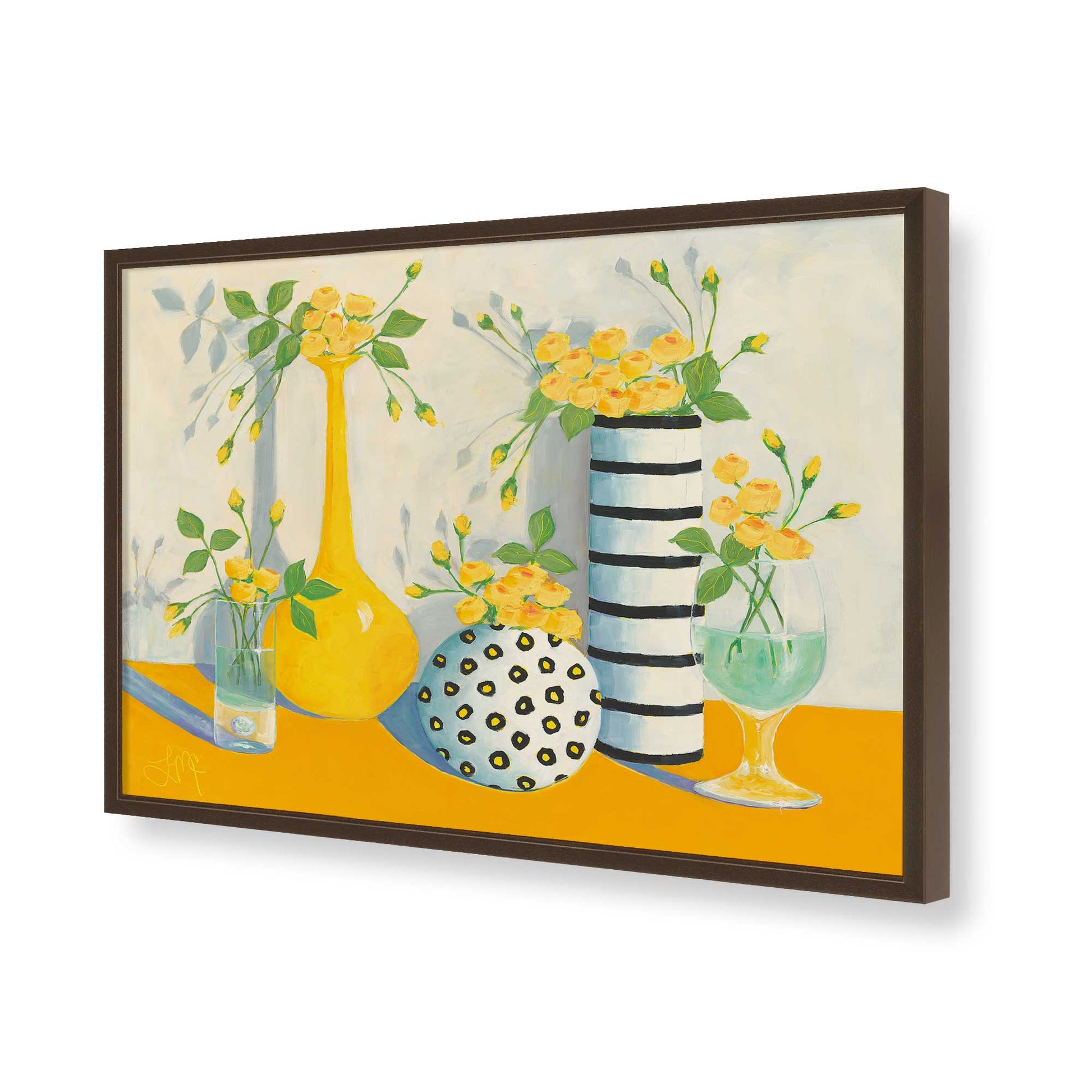 [Color:Belvinder Brown], Picture of art in a Belvinder Brown frame of the corner
