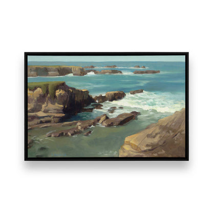 [Color:Satin Black], Picture of art in a Satin Black frame