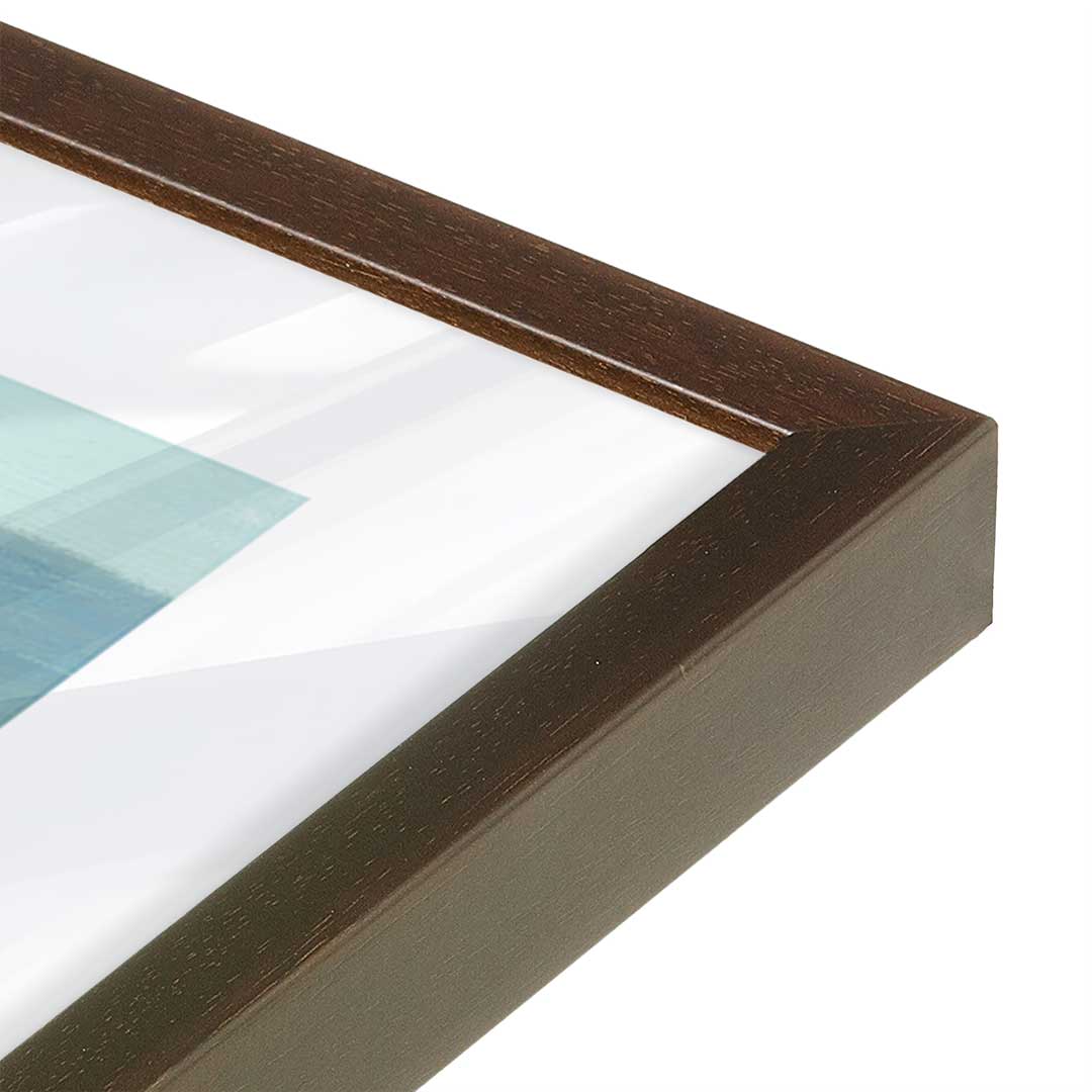[Color:Belvinder Brown], Picture of art in a Belvinder Brown frame at an angle