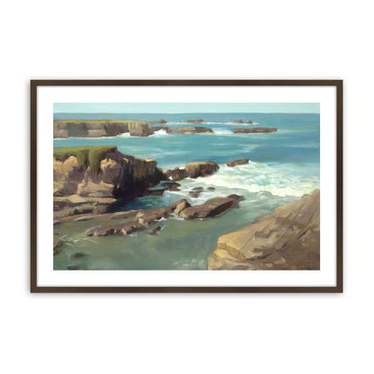 [Color:Brown], Picture of art in a Brown frame
