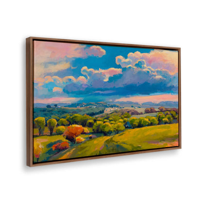 [Color:Walnut], Picture of the corner of the art