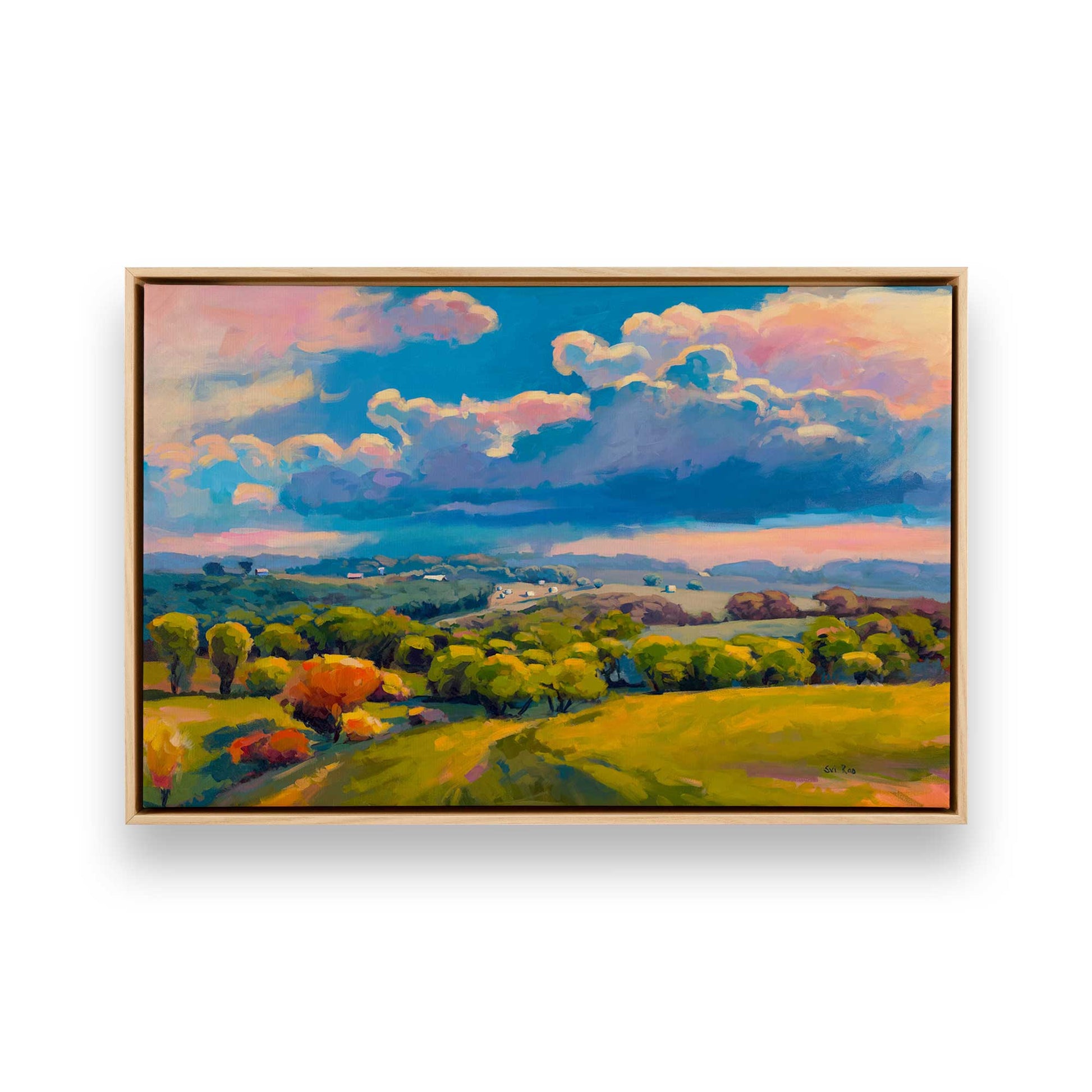[Color:American Maple], Picture of art in a American Maple frame