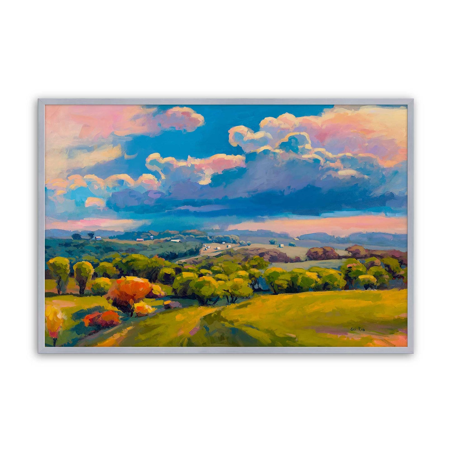 [Color:Polished Chrome], Picture of art in a Polished Chrome frame