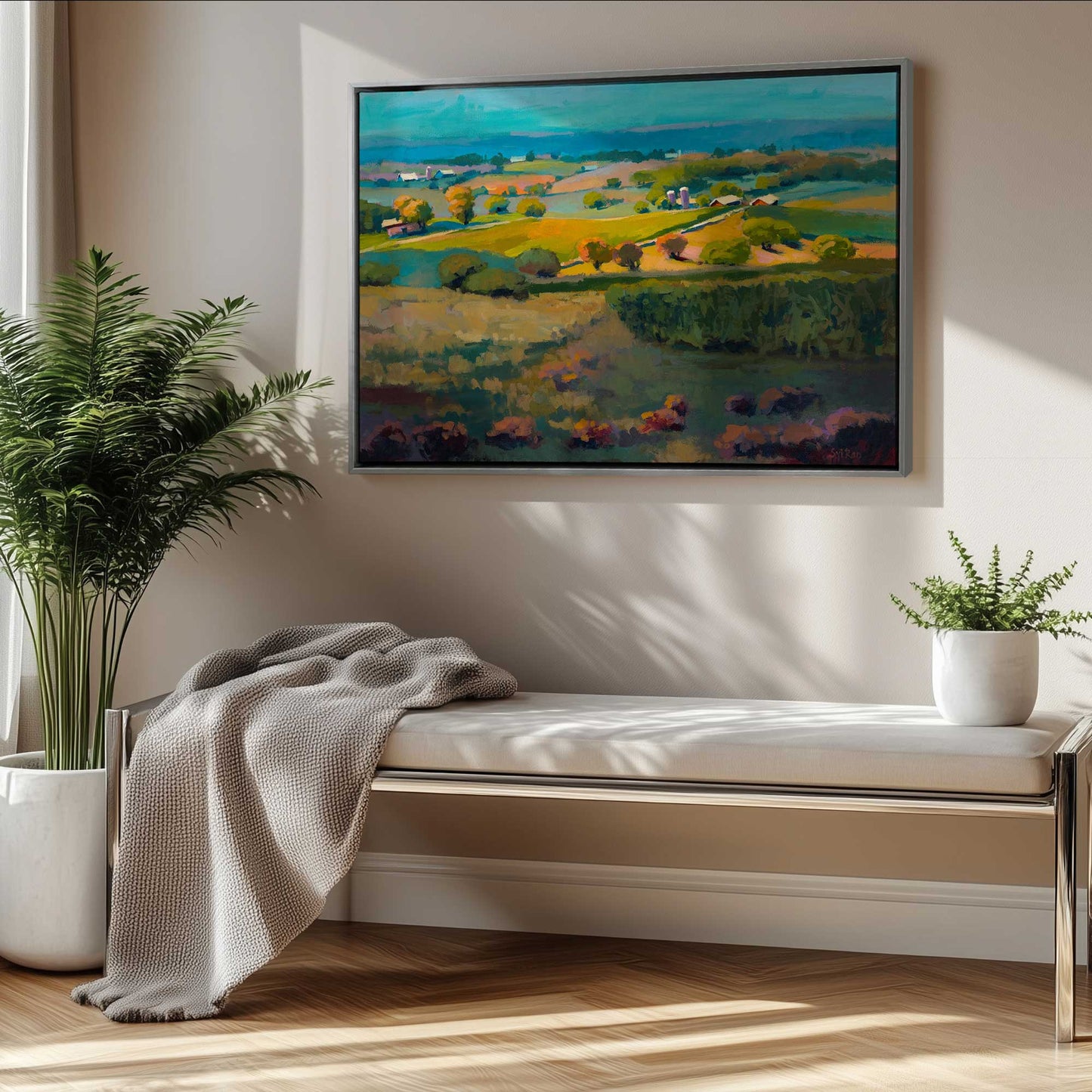 Picture of art in a room