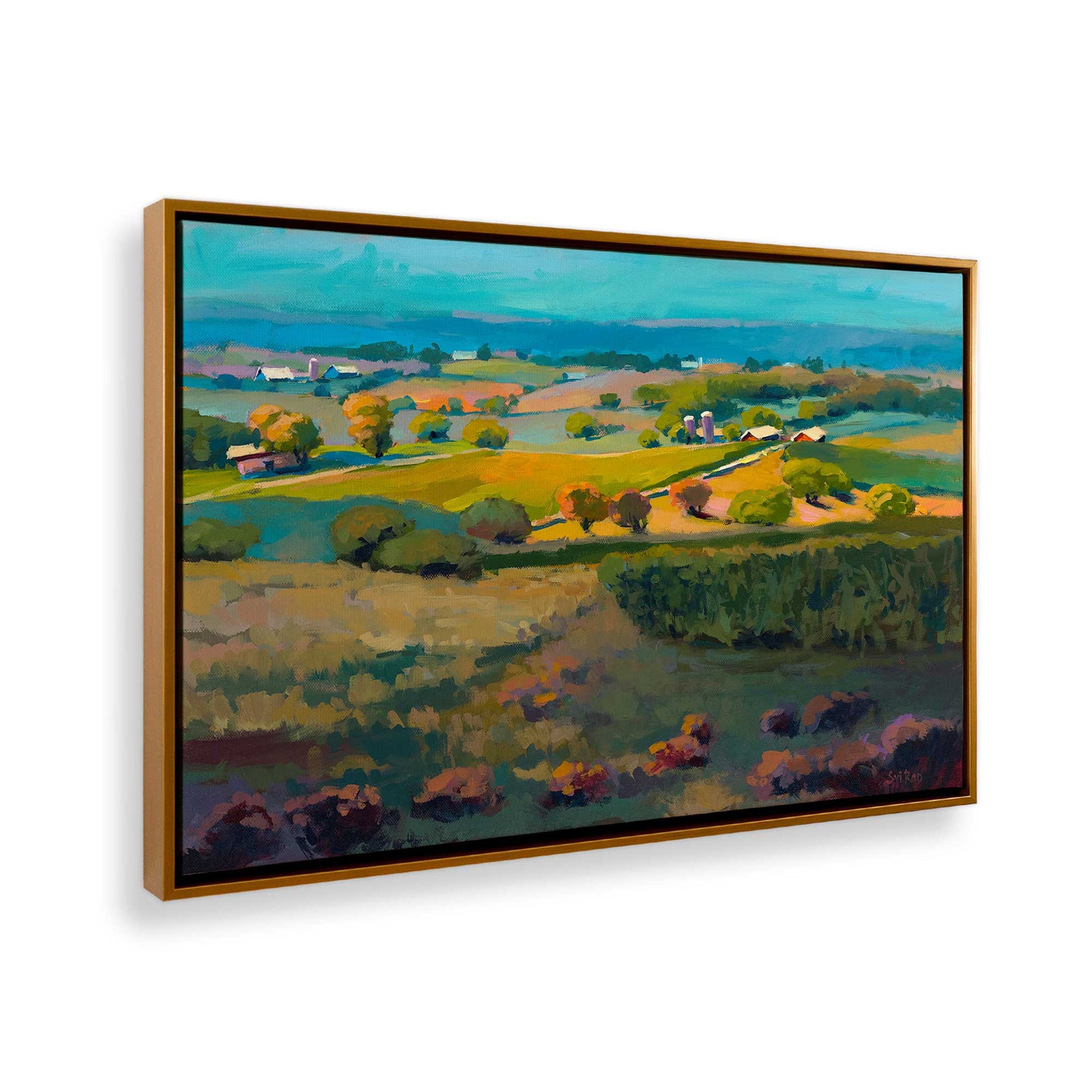[Color:Polished Gold], Picture of the corner of the art