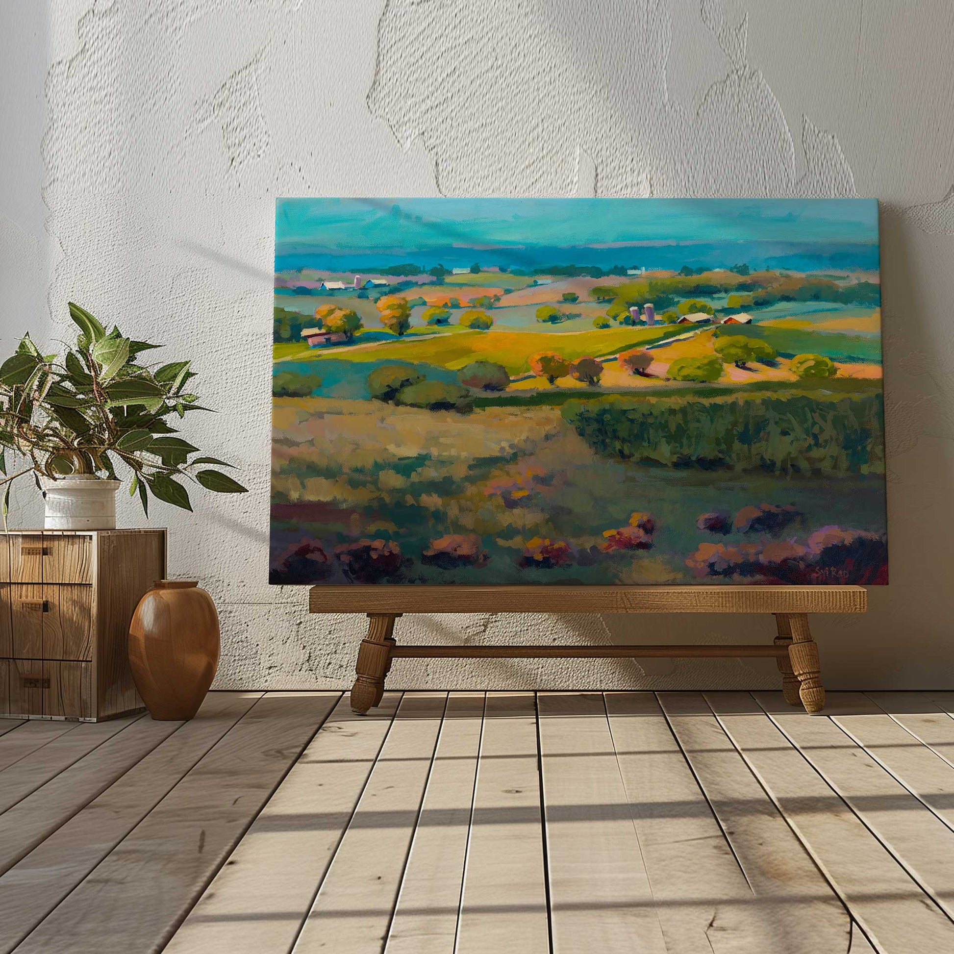 Picture of art in a room