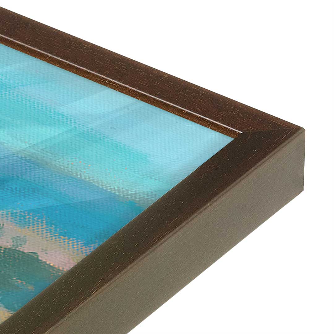 [Color:Belvinder Brown], Picture of art in a Belvinder Brown frame at an angle