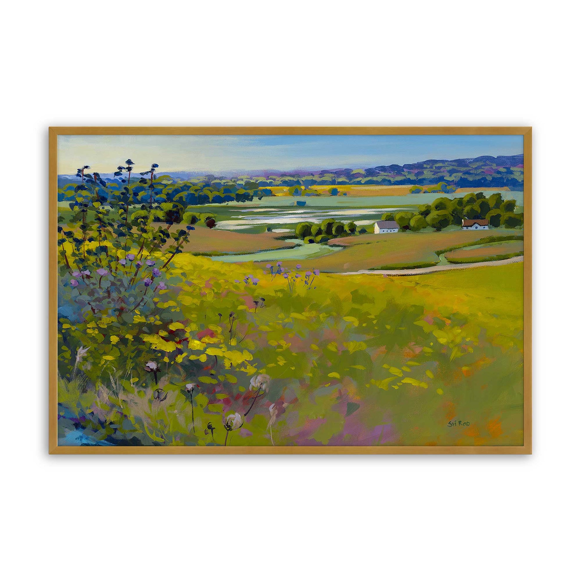 [Color:Polished Gold], Picture of art in a Polished Gold frame
