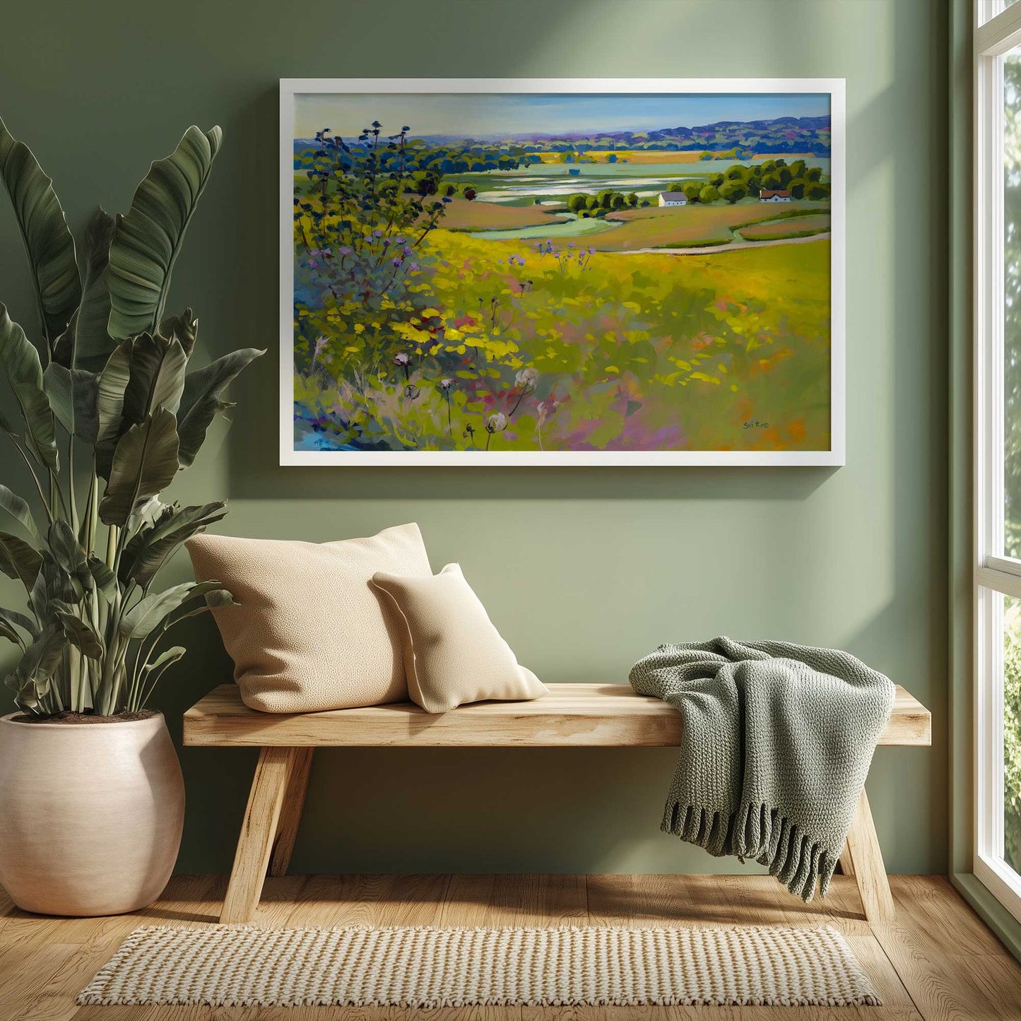 Picture of art in a room
