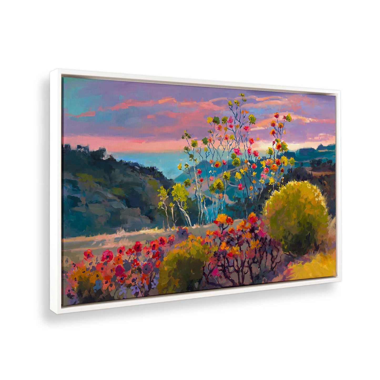 [Color:Opaque White], Picture of the corner of the art