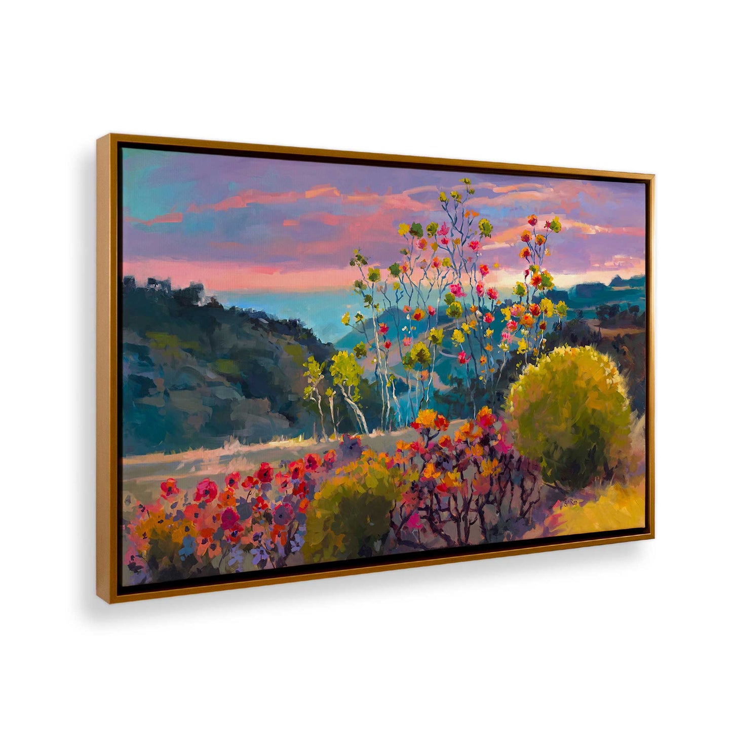 [Color:Polished Gold], Picture of the corner of the art