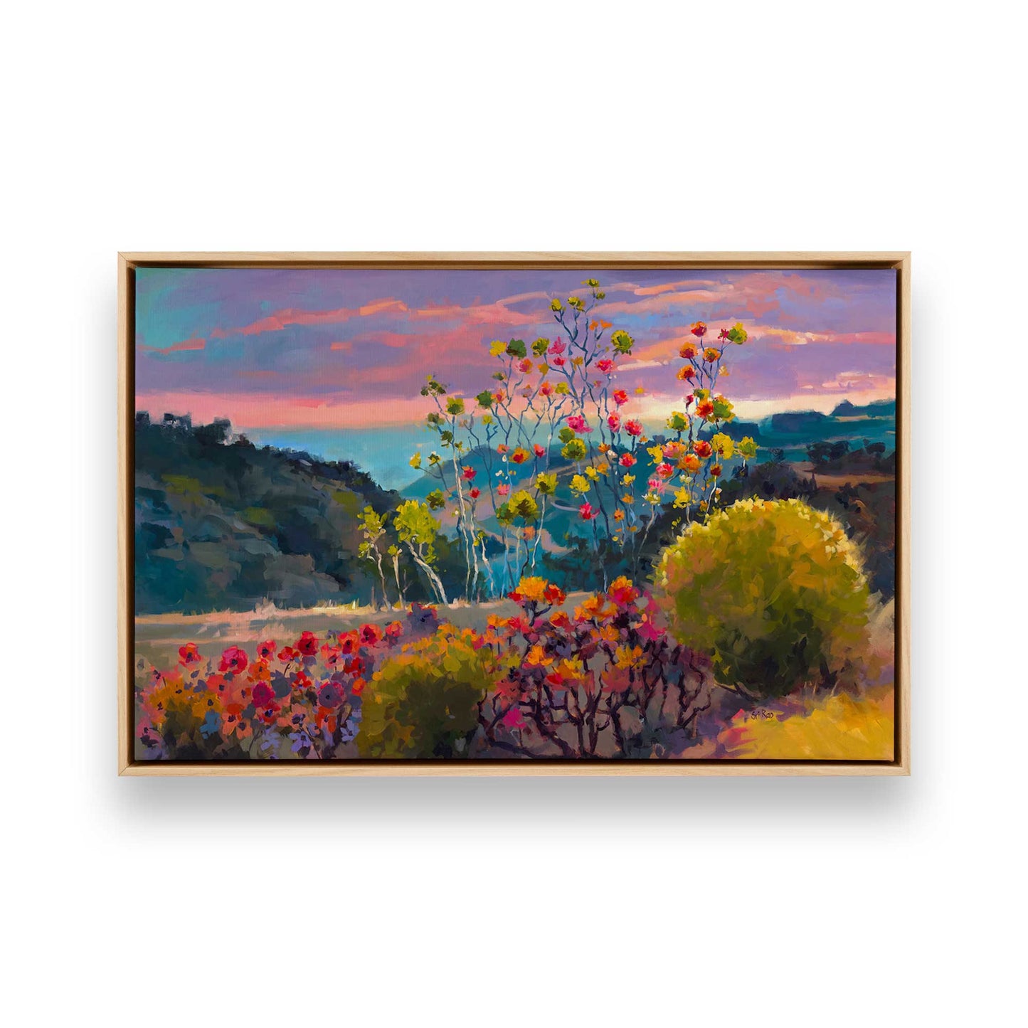 [Color:American Maple], Picture of art in a American Maple frame