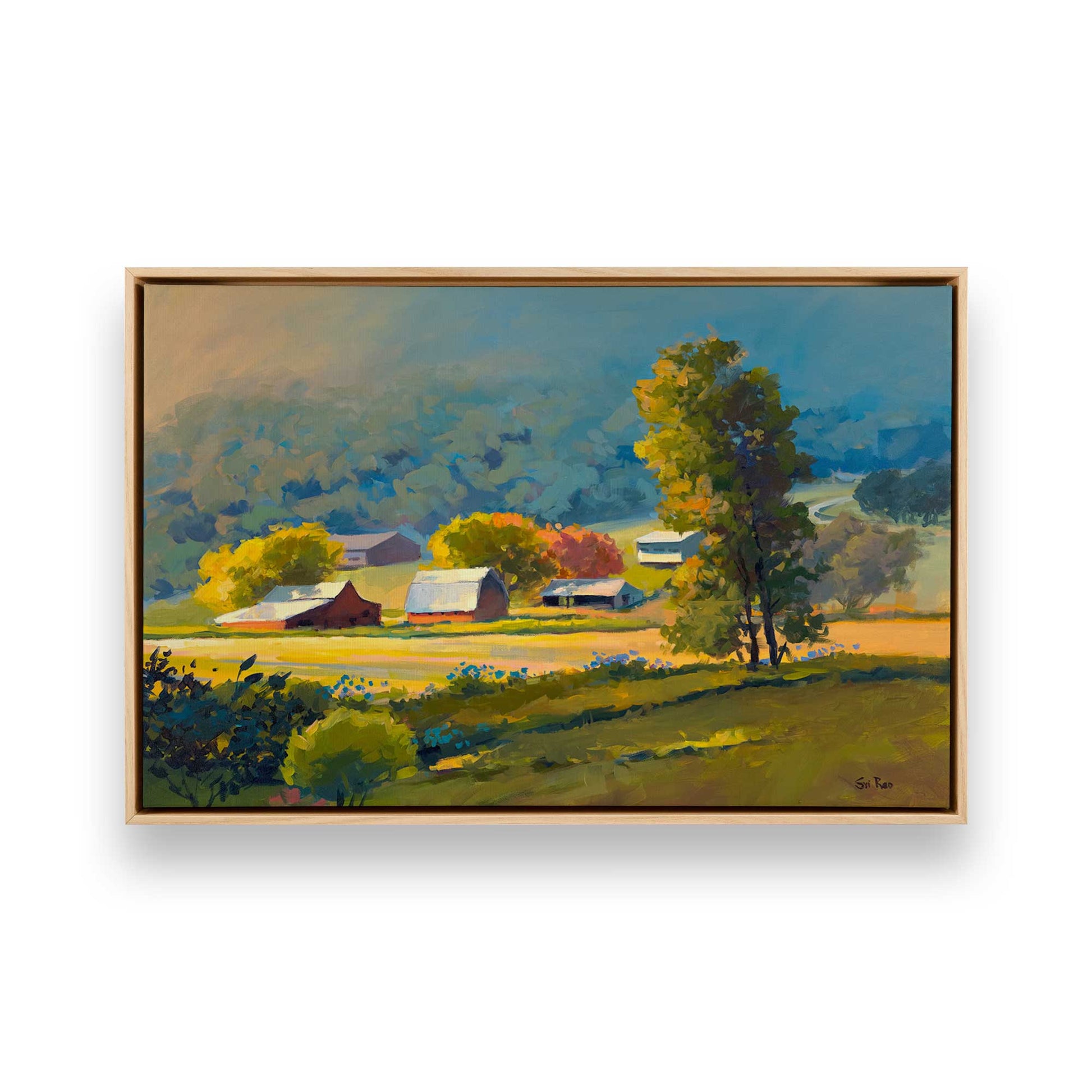 [Color:American Maple], Picture of art in a American Maple frame