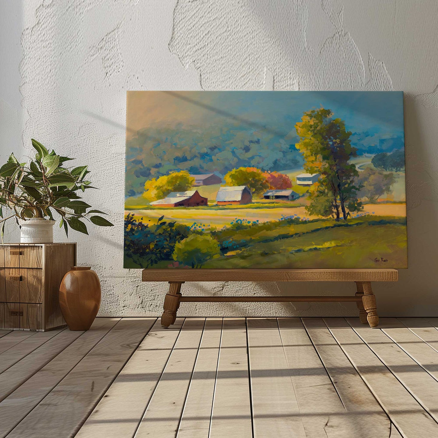 Picture of art in a room