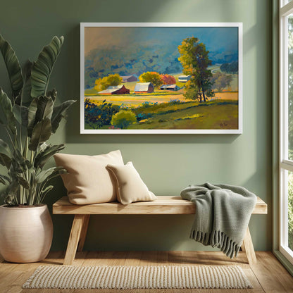 Picture of art in a room