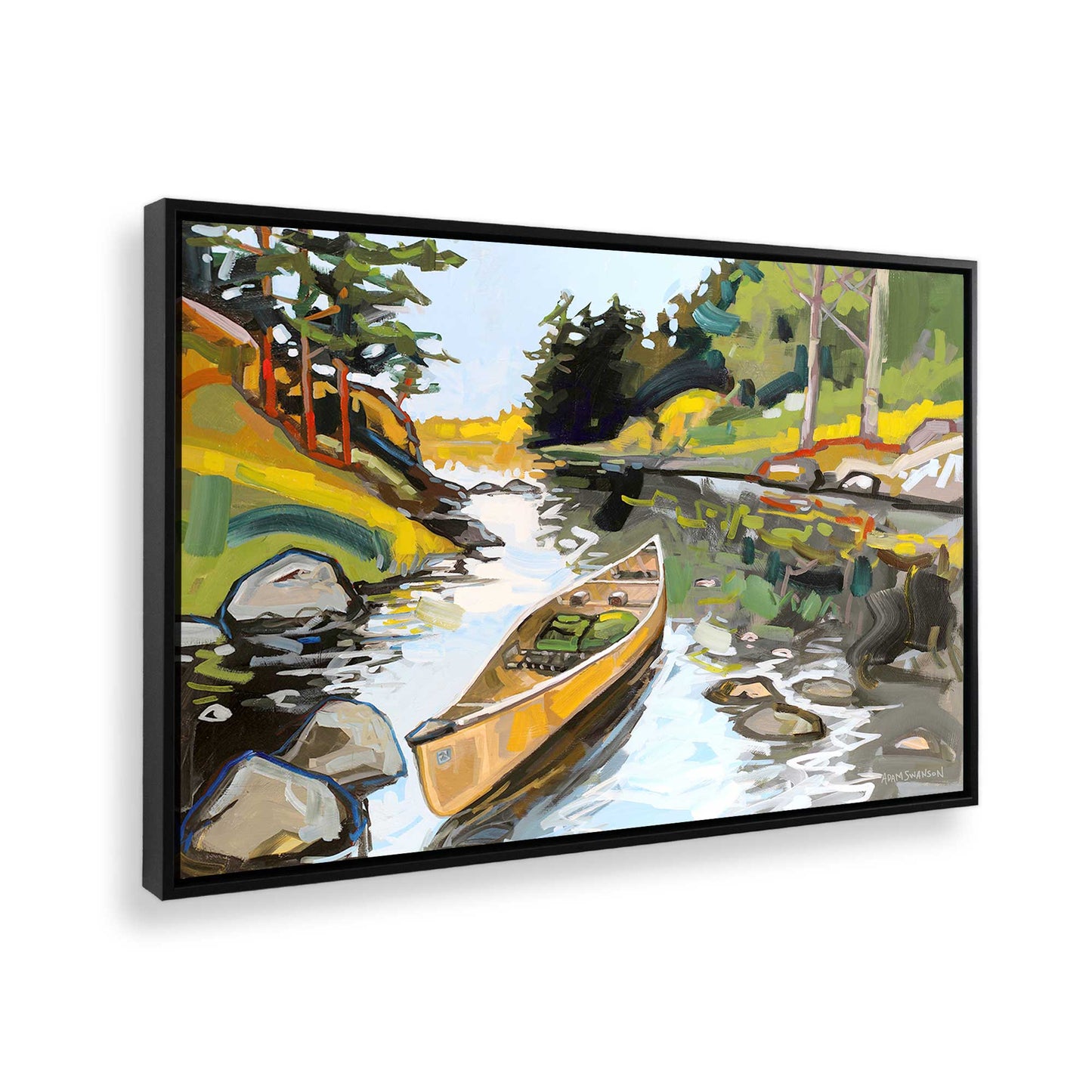 [Color:Satin Black], Picture of the corner of the art