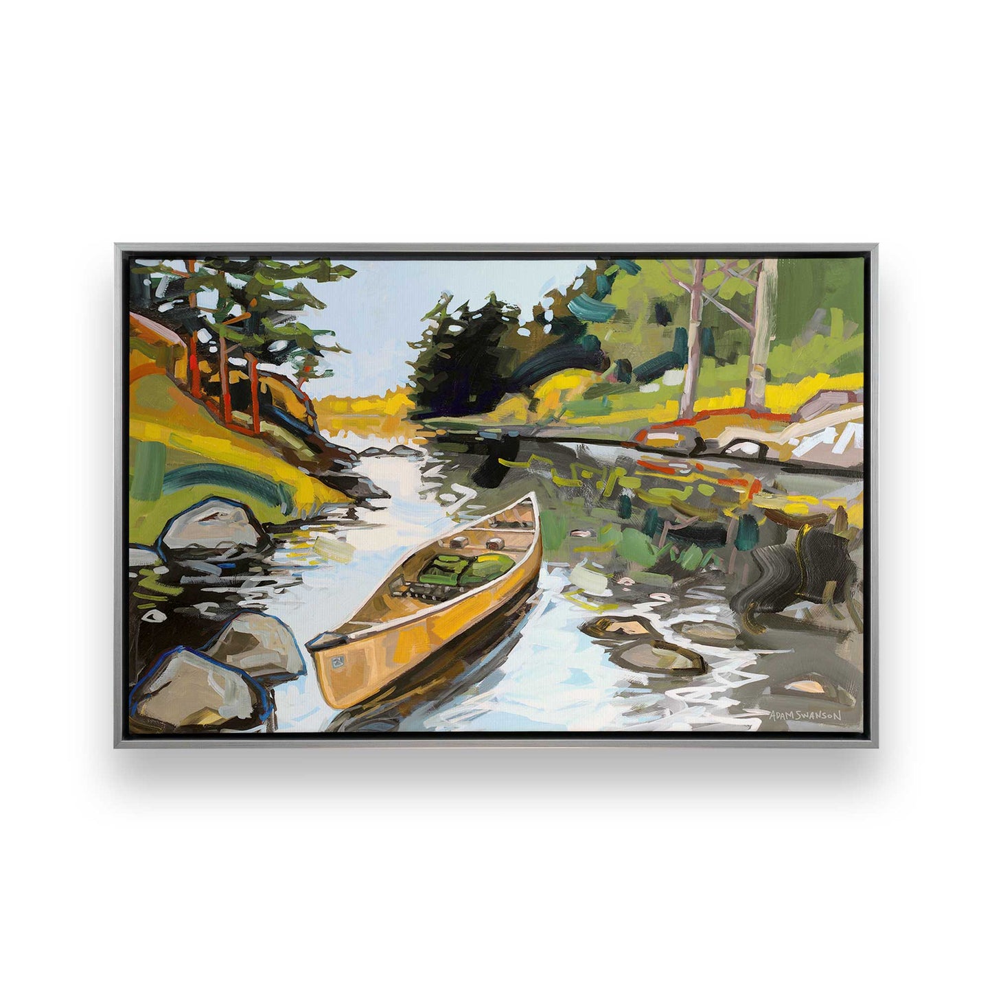 [Color:Polished Chrome], Picture of art in a Polished Chrome frame