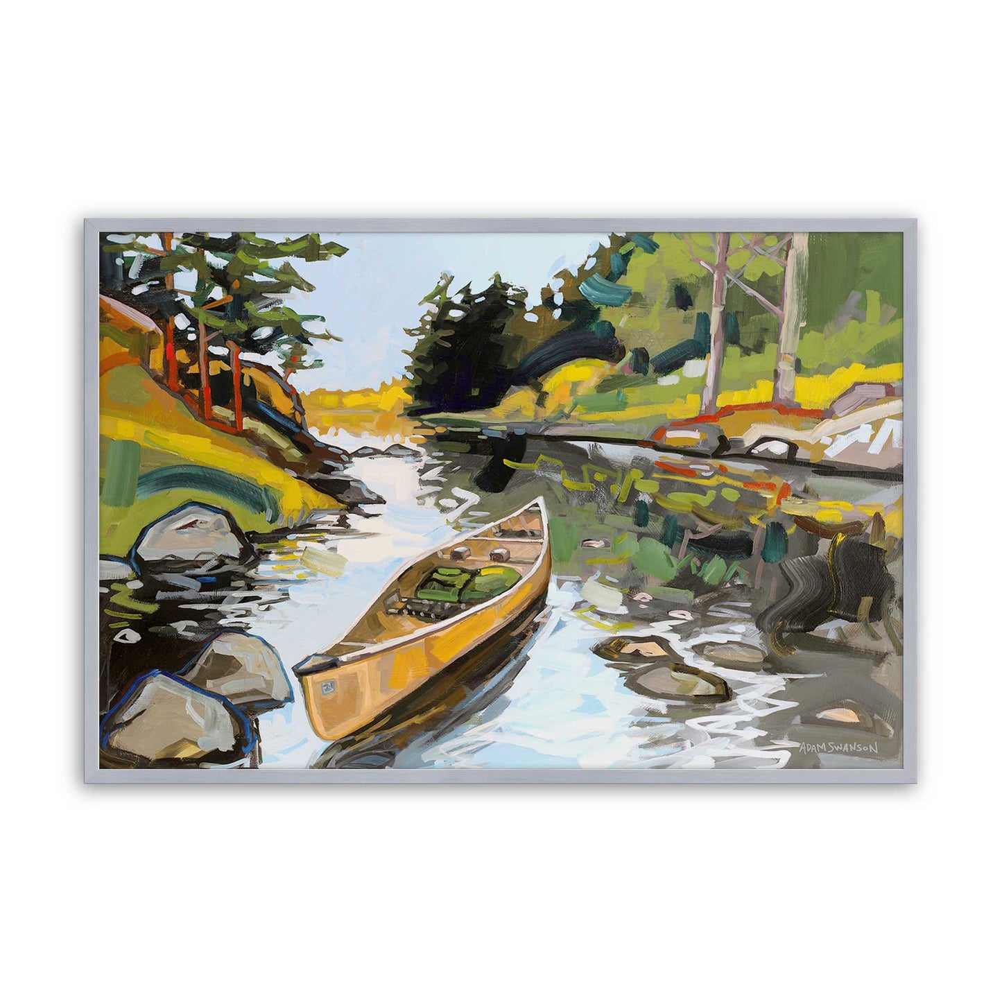 [Color:Polished Chrome], Picture of art in a Polished Chrome frame