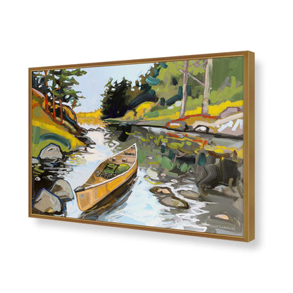 [Color:Polished Gold], Picture of art in a Polished Gold frame of the corner