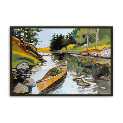 [Color:Satin Black], Picture of art in a Satin Black frame