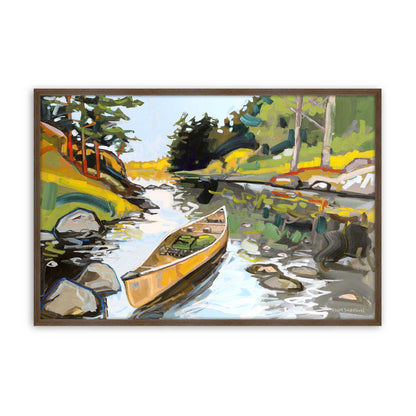 [Color:Walnut], Picture of art in a Walnut frame