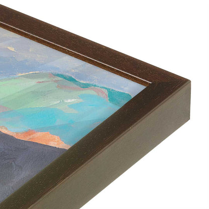 [Color:Belvinder Brown], Picture of art in a Belvinder Brown frame at an angle