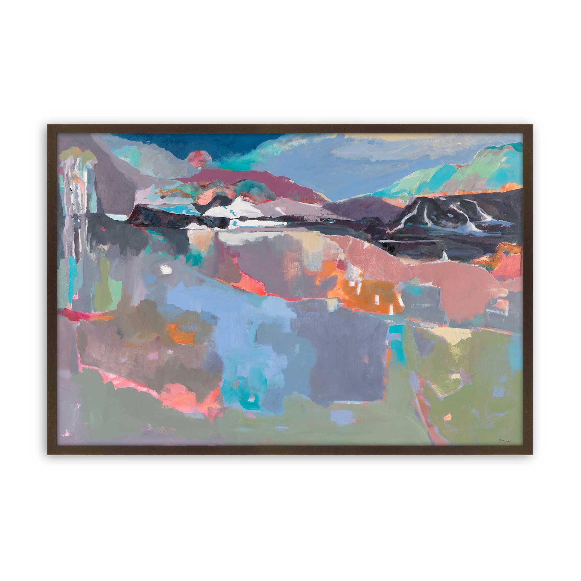 [Color:Belvinder Brown], Picture of art in a Belvinder Brown frame