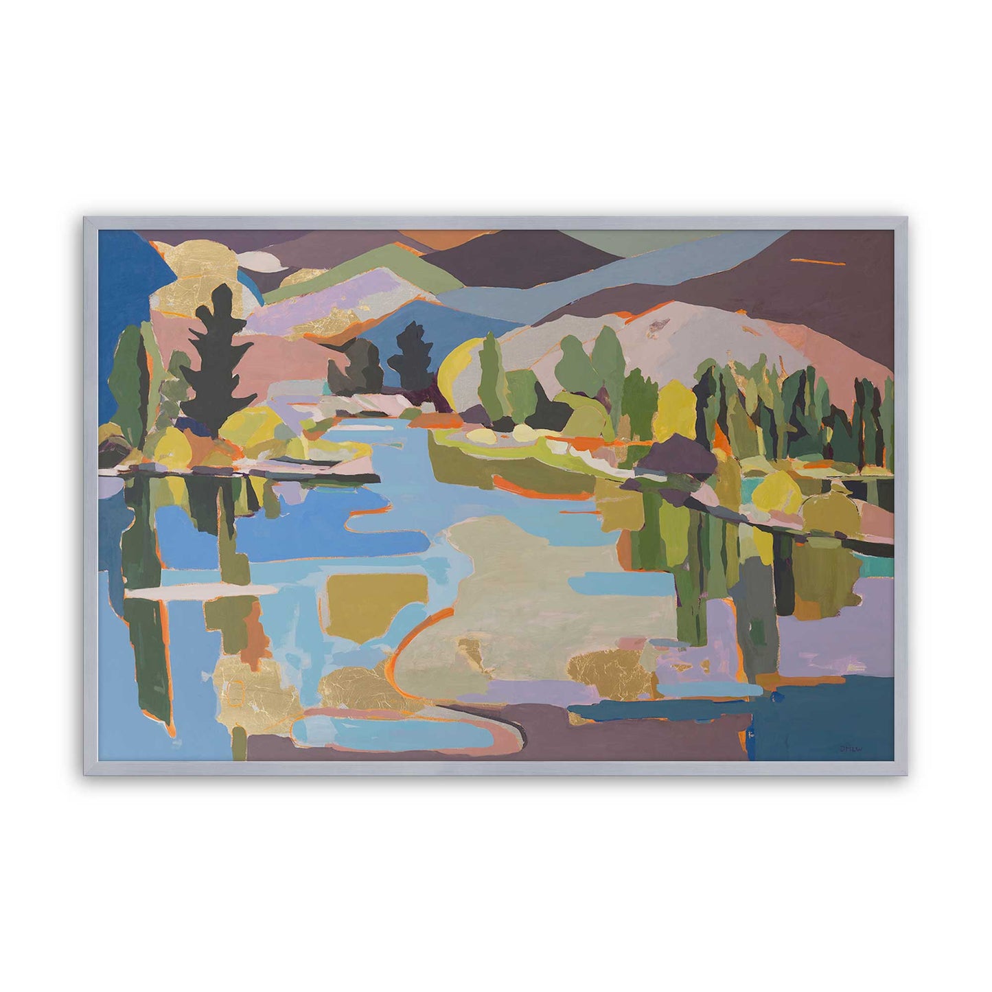 [Color:Polished Chrome], Picture of art in a Polished Chrome frame