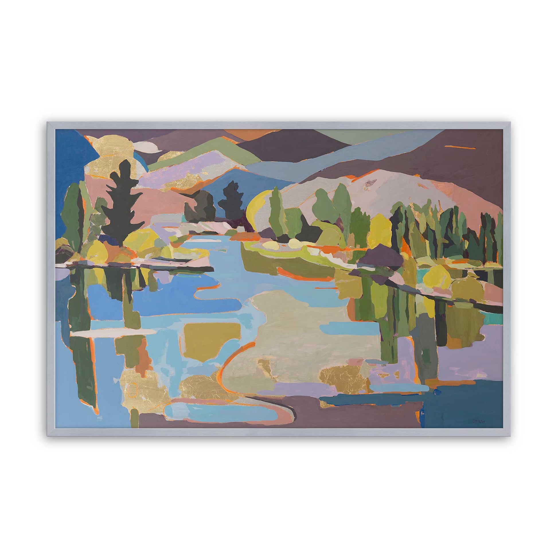 [Color:Polished Chrome], Picture of art in a Polished Chrome frame