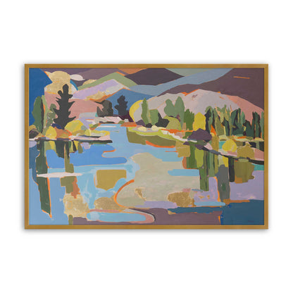 [Color:Polished Gold], Picture of art in a Polished Gold frame