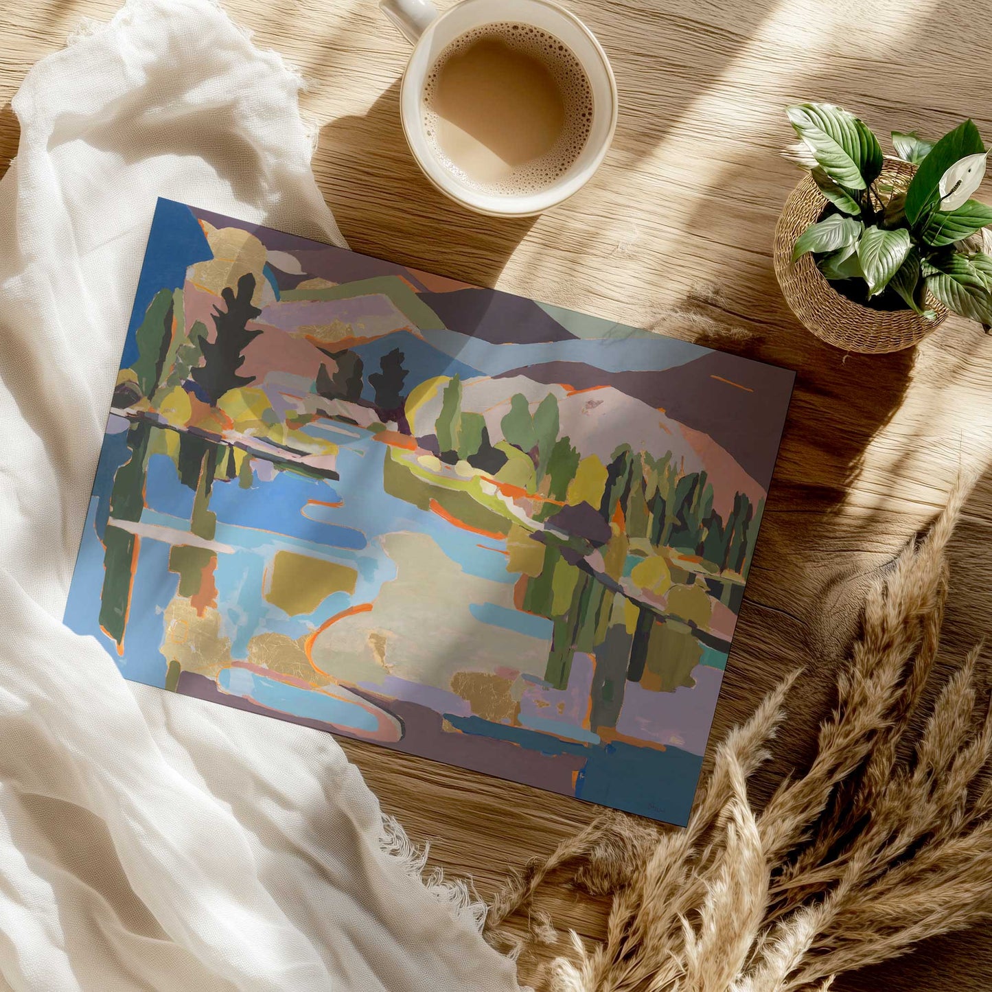 [Color:Rolled Print], Picture of close up of art