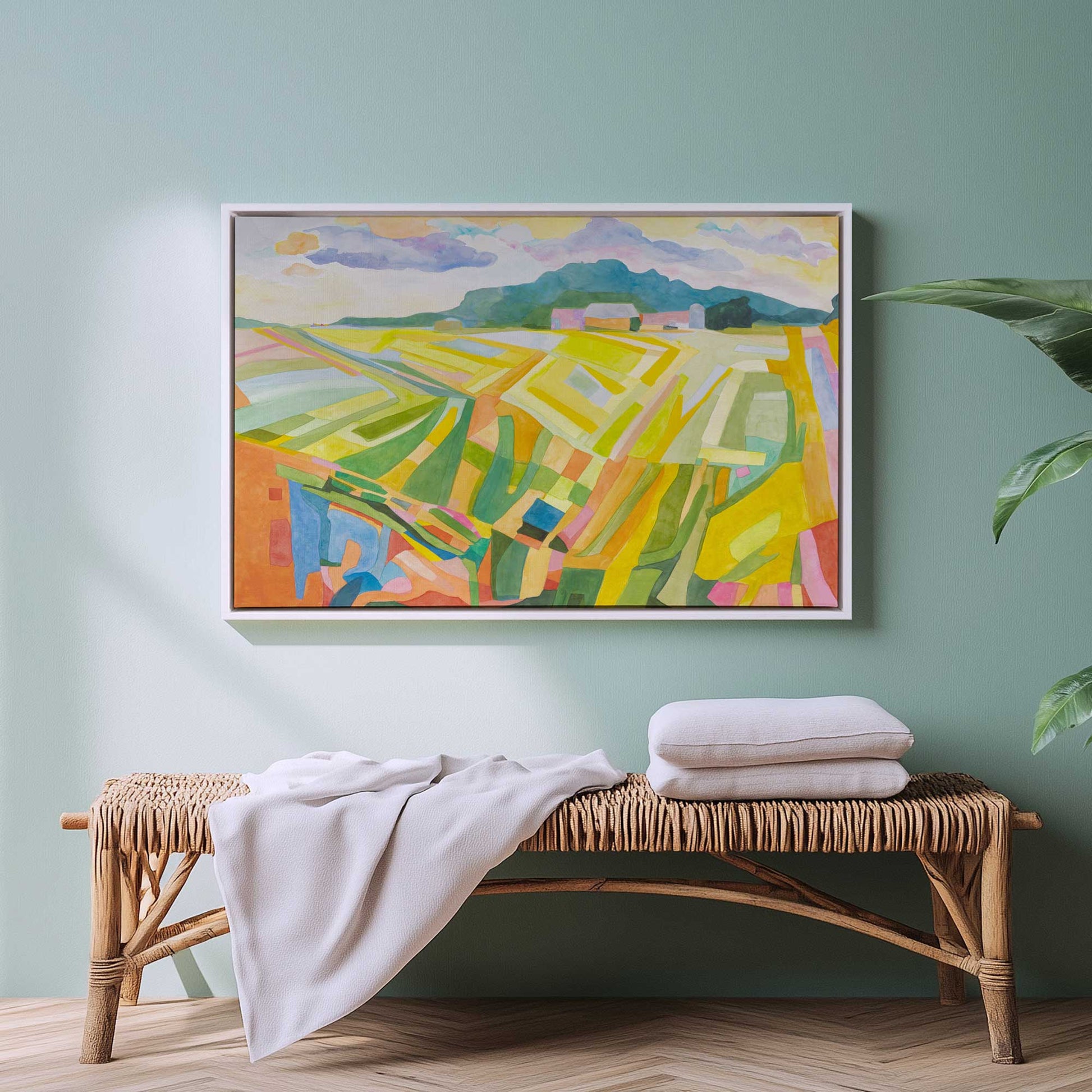 Picture of art in a room