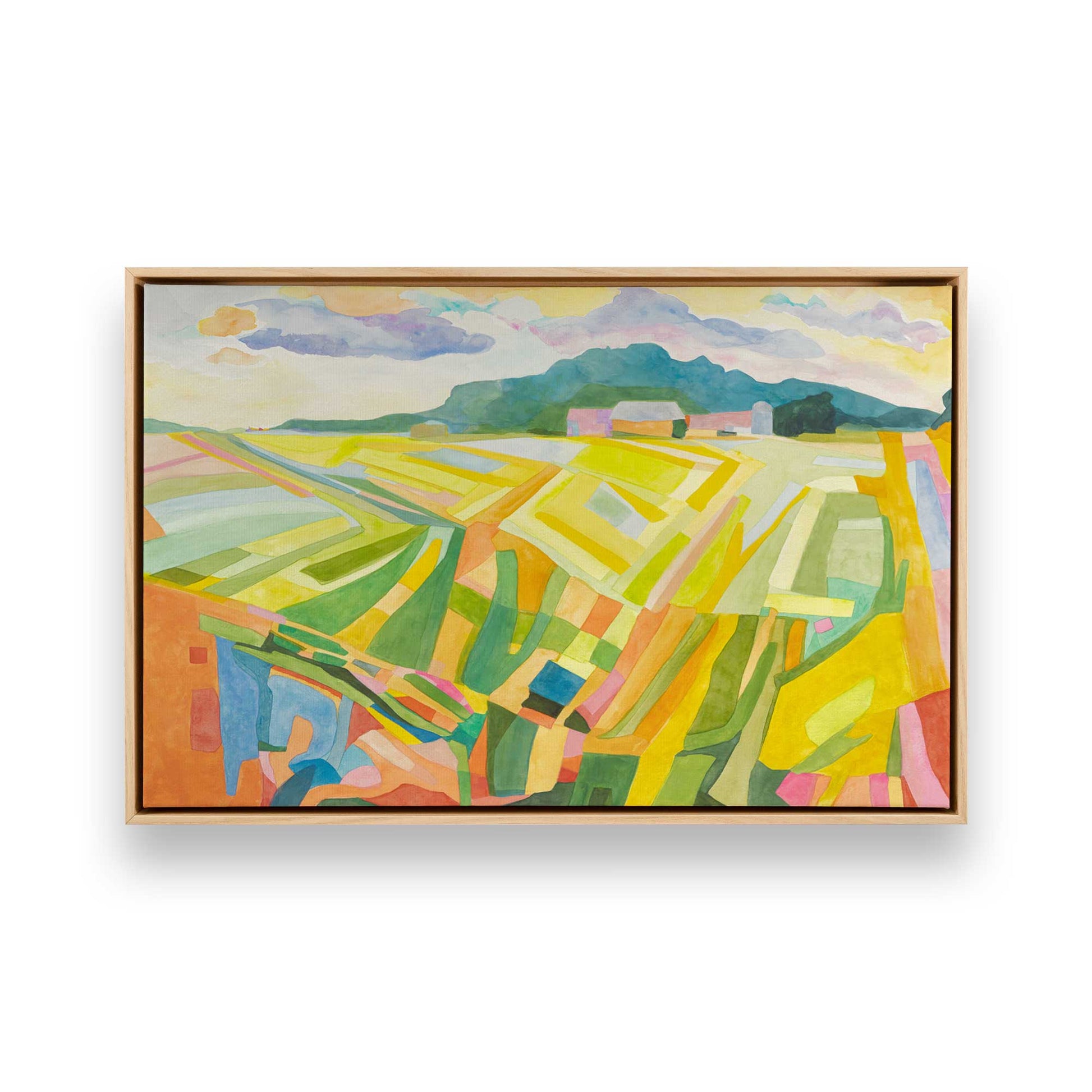 [Color:American Maple], Picture of art in a American Maple frame