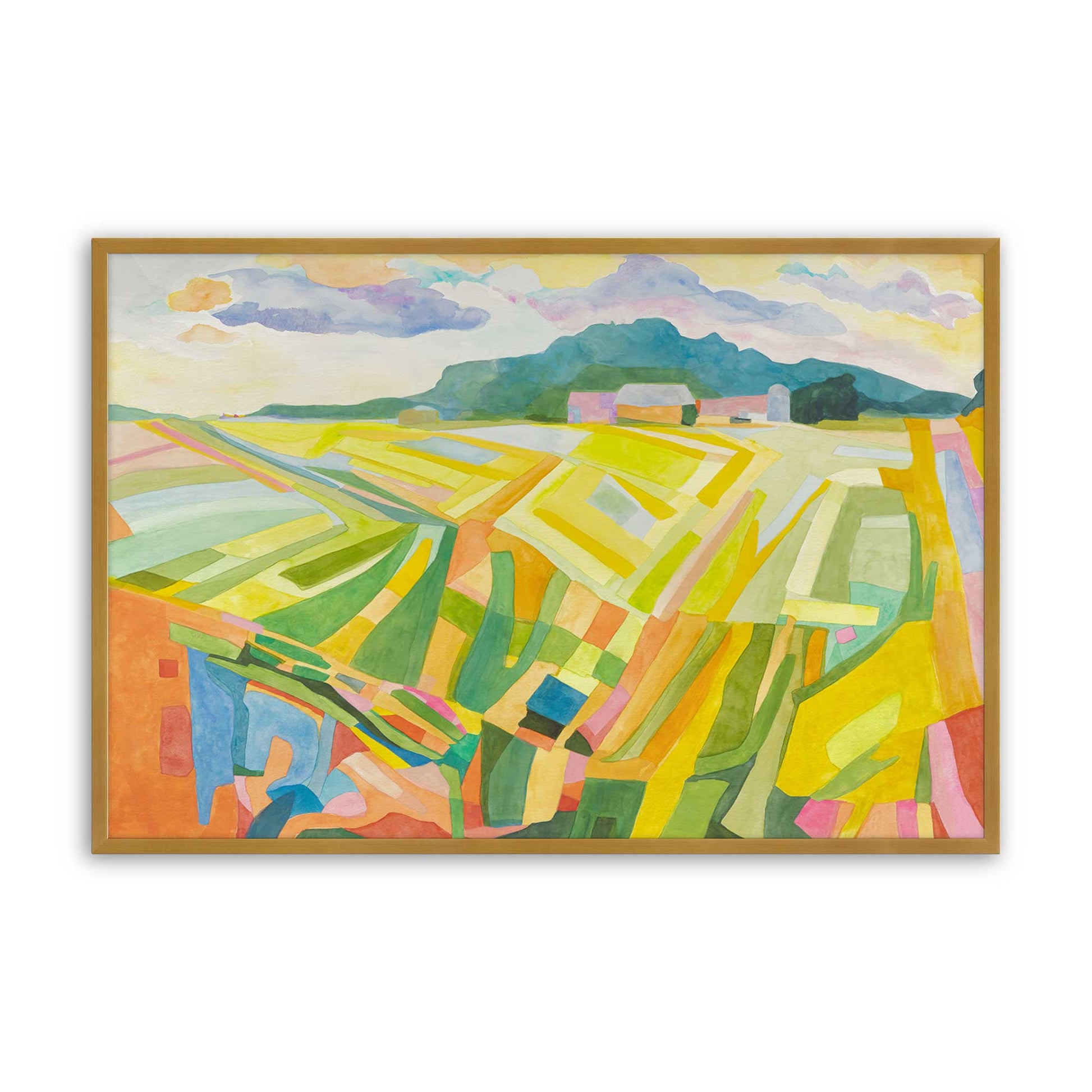 [Color:Polished Gold], Picture of art in a Polished Gold frame