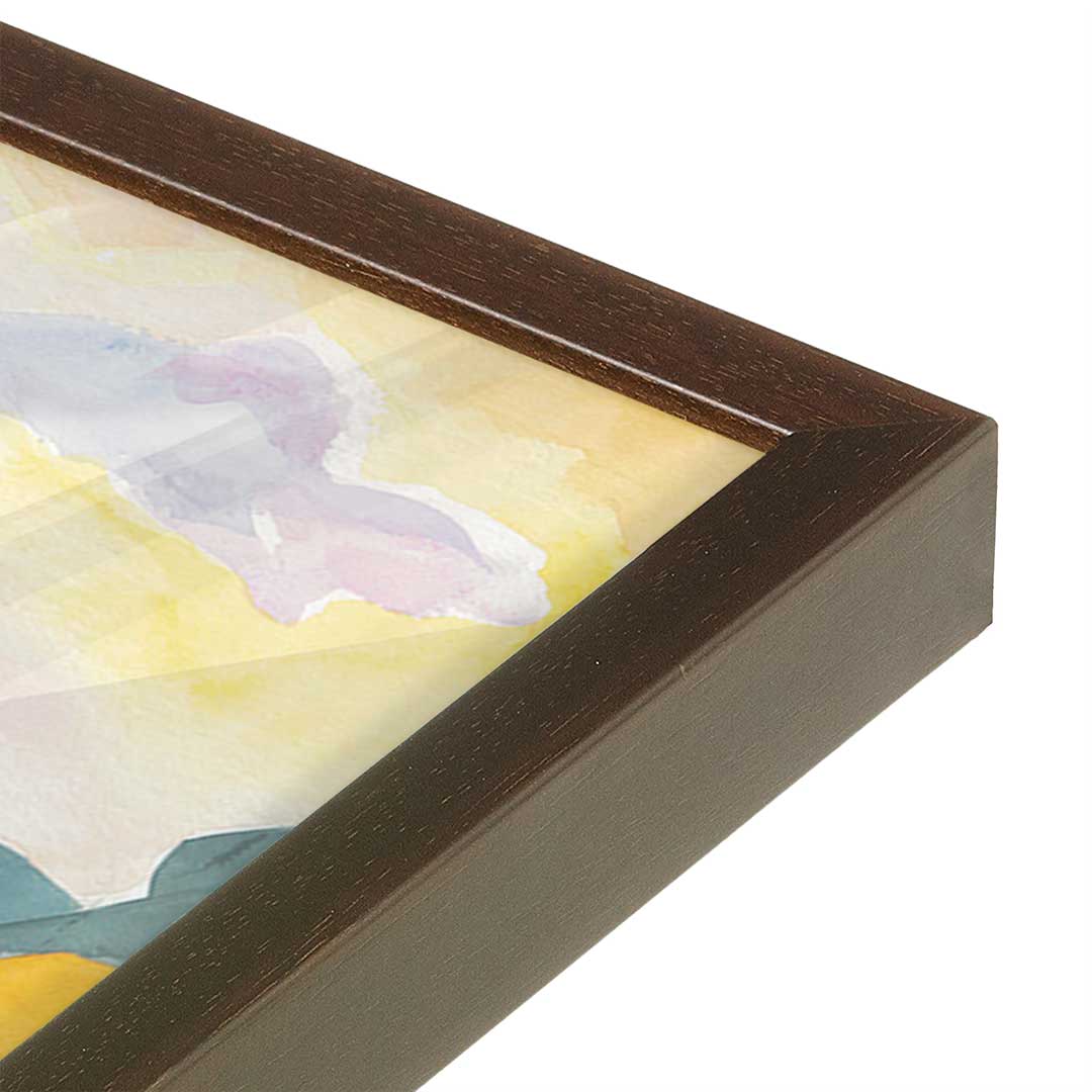 [Color:Belvinder Brown], Picture of art in a Belvinder Brown frame at an angle